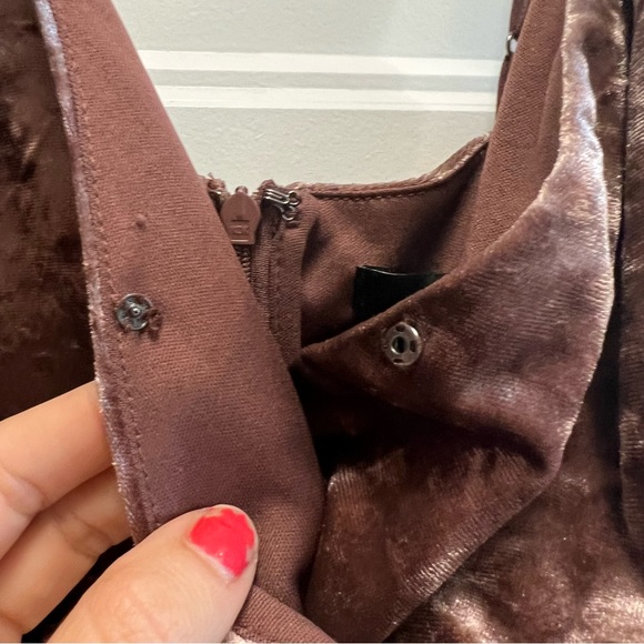 Forever 21 Velvet Mini Dress - Picture 3 of 8